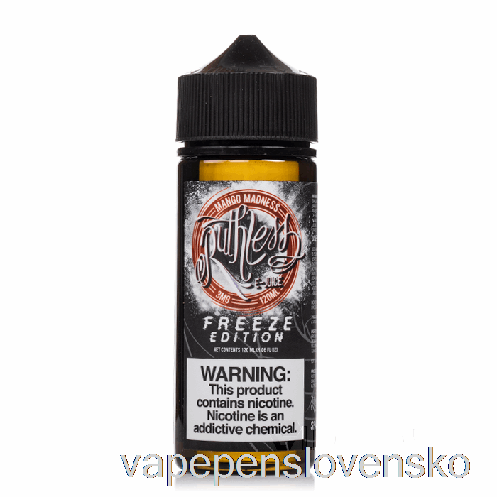 Mango Madness - Freeze Edition - Neľútostná Para - 120 Ml 3mg Vape Bez Nikotinu